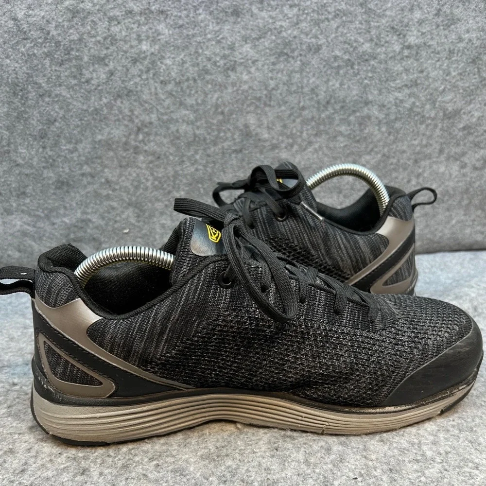 KEEN Mens Black ESD Work Utility Shoes Steel Toe Composite Toe Size 10 D